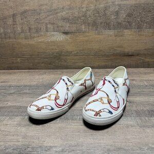 Lauren Ralph Lauren Jinny Canvas Slip On Sneakers Women's Size 10